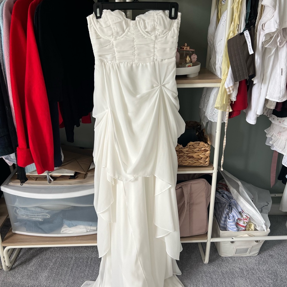 [SOLD] For Love And Lemons White Bridal Dress - Picture 6 of 9